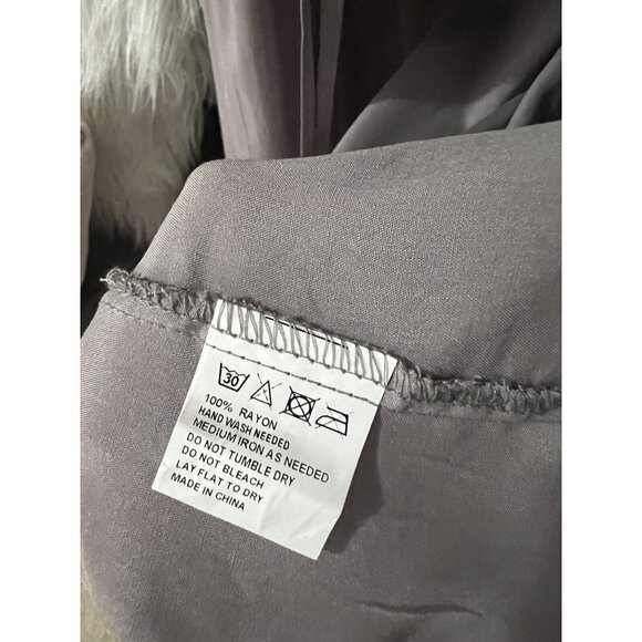 Evanhome Women's Elegant Summer Cardigan Maxi Long Gray Coverup Size Large - Picture 9 of 10